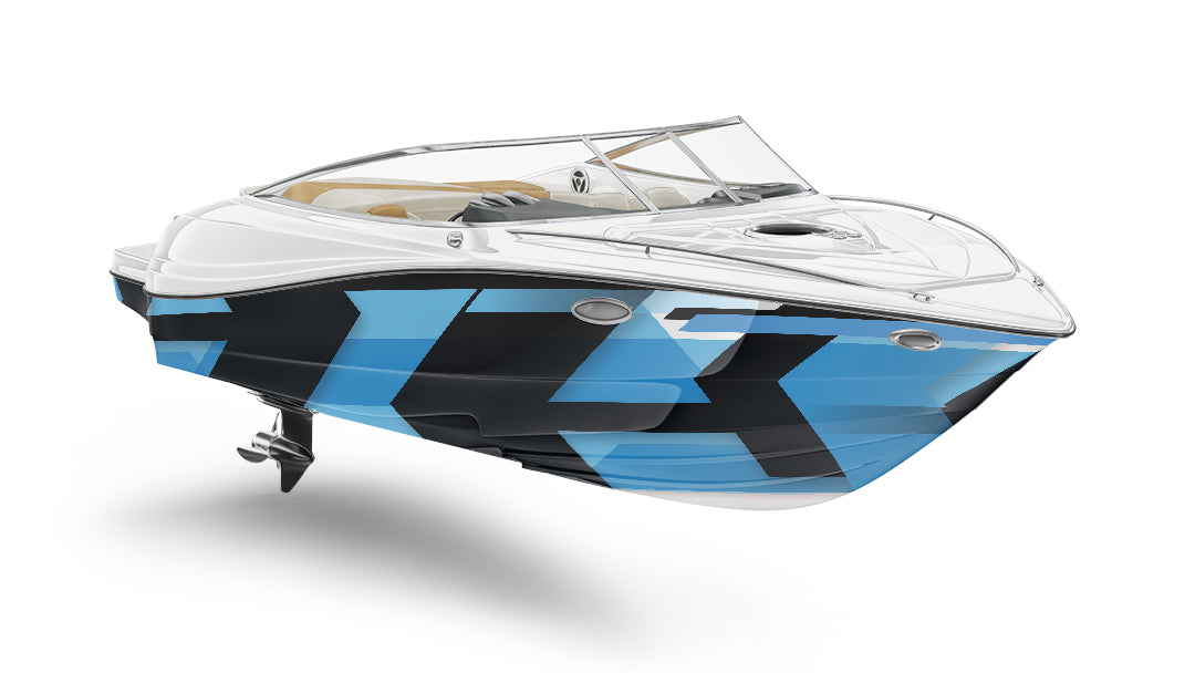 Black and Blue Wrap