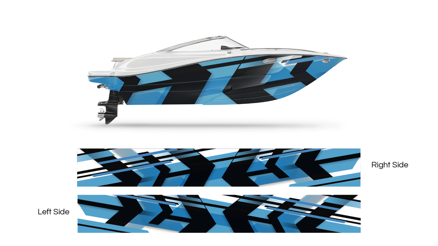 Black and Blue Wrap